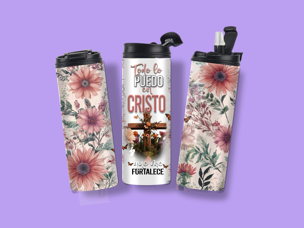 Todo lo Puedo en Cristo que me Fortalece 20oz Tumbler