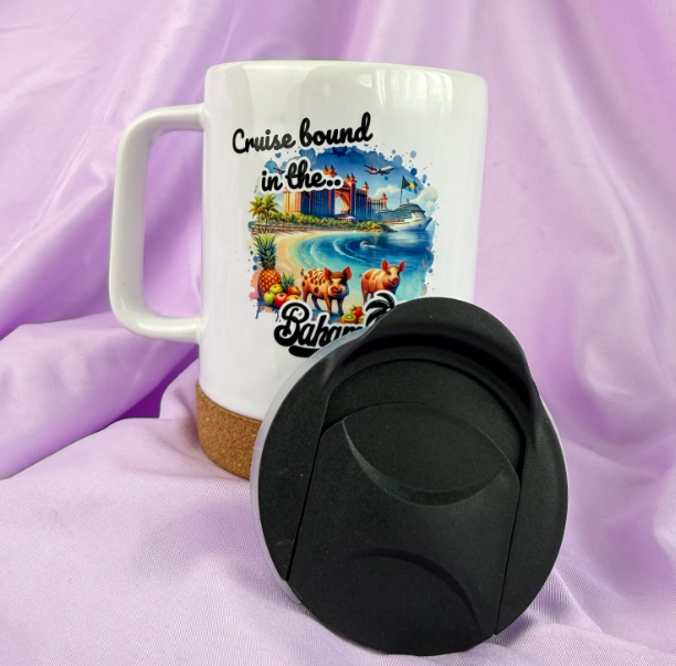 Lot de mugs en céramique « En route pour les Bahamas »