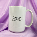 Travel Agent Life Black + Customizable Mug Bundle