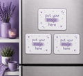 Custom Sublimation Fridge Magnet – Personalized Photo Magnet (5.5 × 7.5 cm)