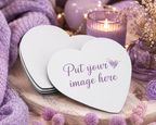 Personalized Heart Photo Magnet