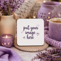 Custom WOODEN Square Coaster – Personalized Sublimation Drink Coaster