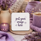 Custom WOODEN Square Coaster – Personalized Sublimation Drink Coaster