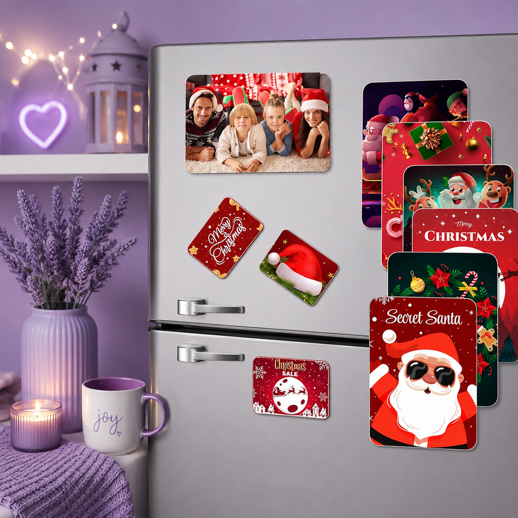 Custom Sublimation Fridge Magnet – Personalized Photo Magnet (5.5 × 7.5 cm)