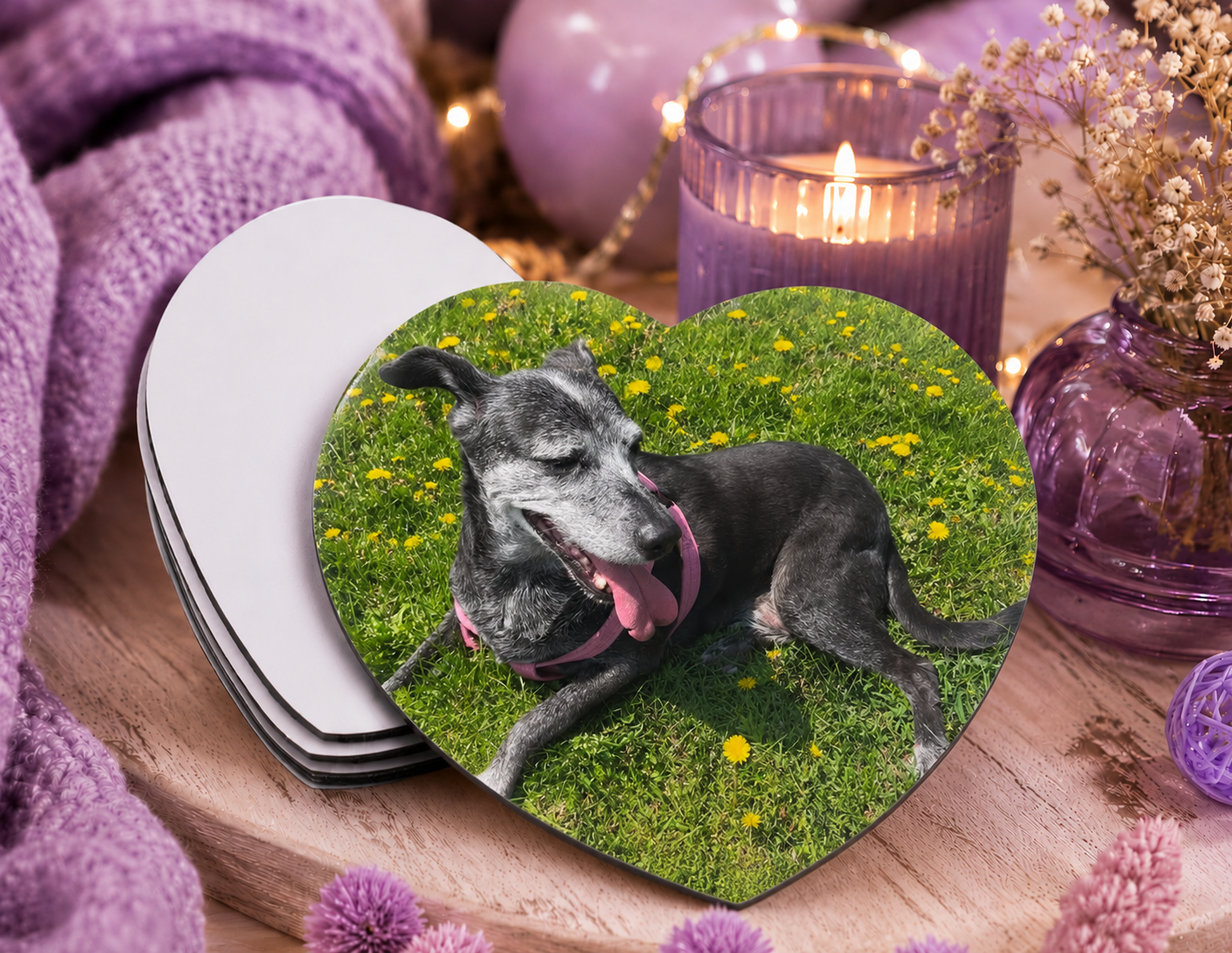 Personalized Heart Photo Magnet