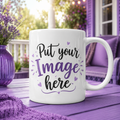 Mug en céramique personnalisé avec nom, agent de voyages premium