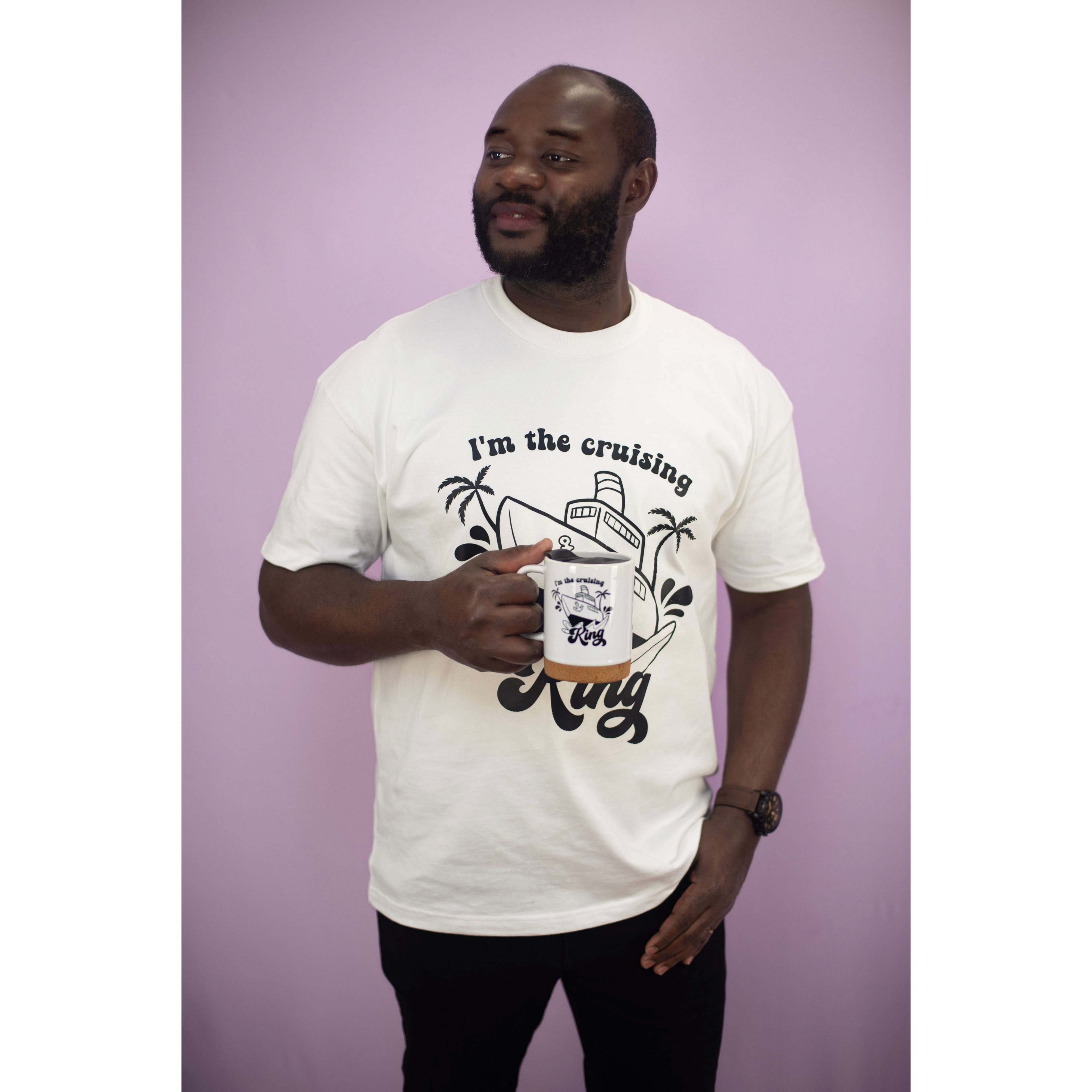 Camiseta Premium King do Cruising Branca