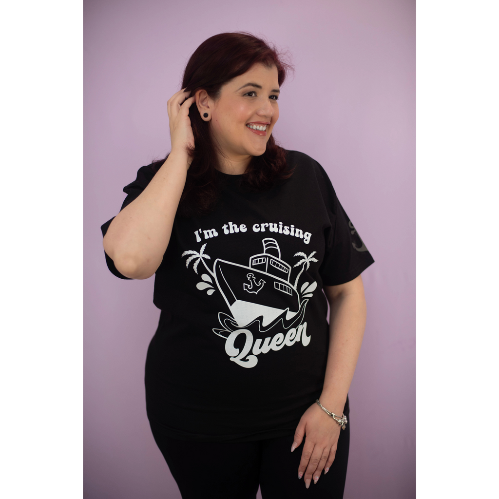 T-shirt noir de qualité supérieure « Cruising Queen »