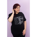 T-shirt noir Vie d'agent de voyage