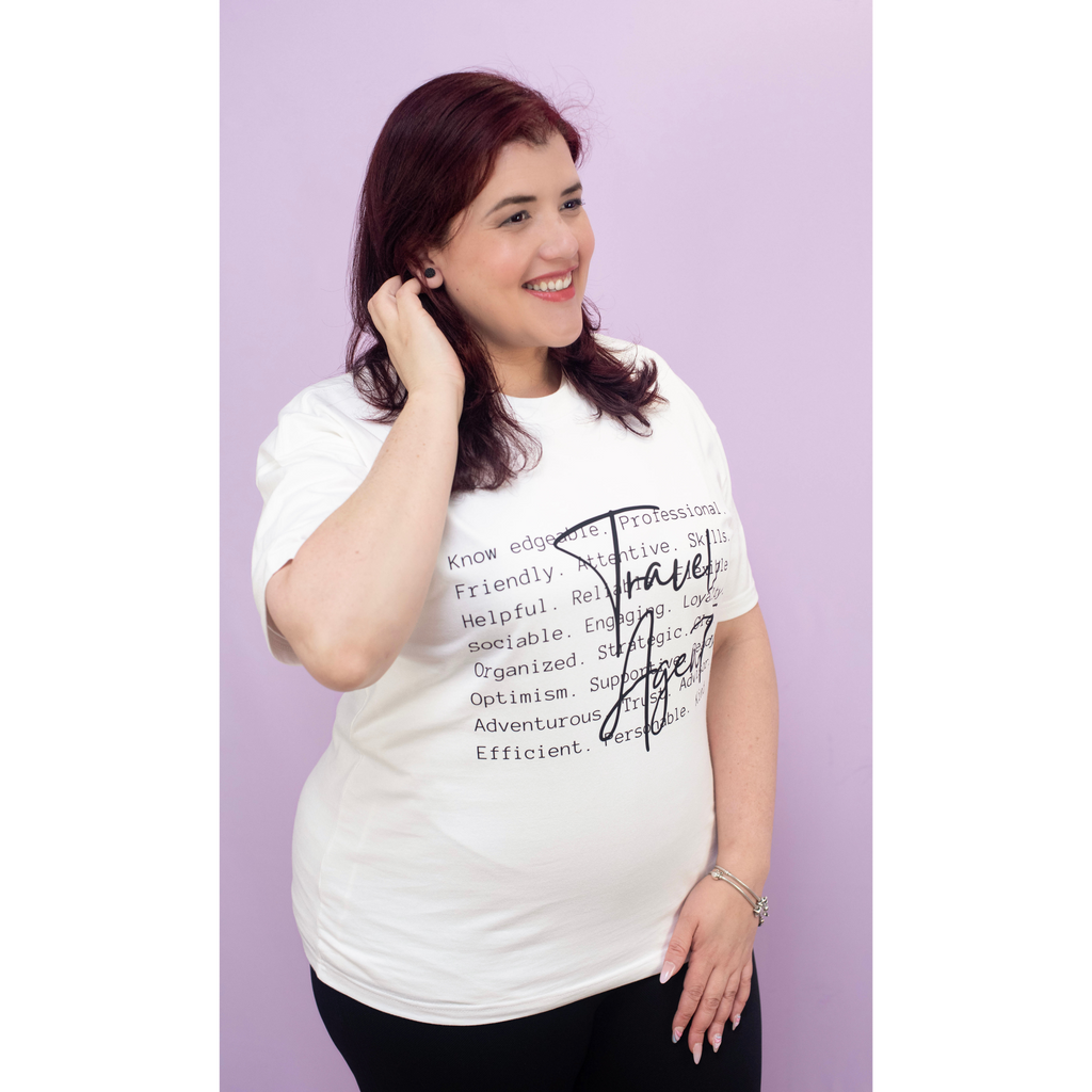 Camiseta Agente de Viagens Branca
