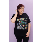 Travel Agent Art Shirt Black