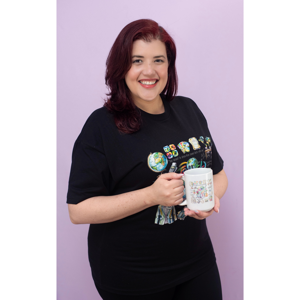 Travel Agent Art Shirt Black