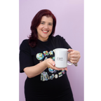 Pacote de caneca personalizável com arte "Travel Agent" (agente de viagens)
