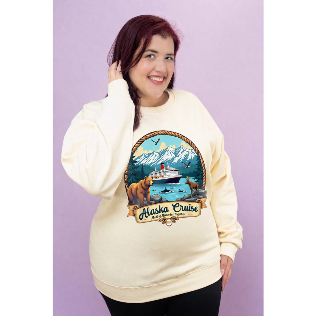 Sweat-shirt Premium Aventure en Croisière en Alaska