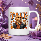 Leaves Fall Golden Retriever Mug