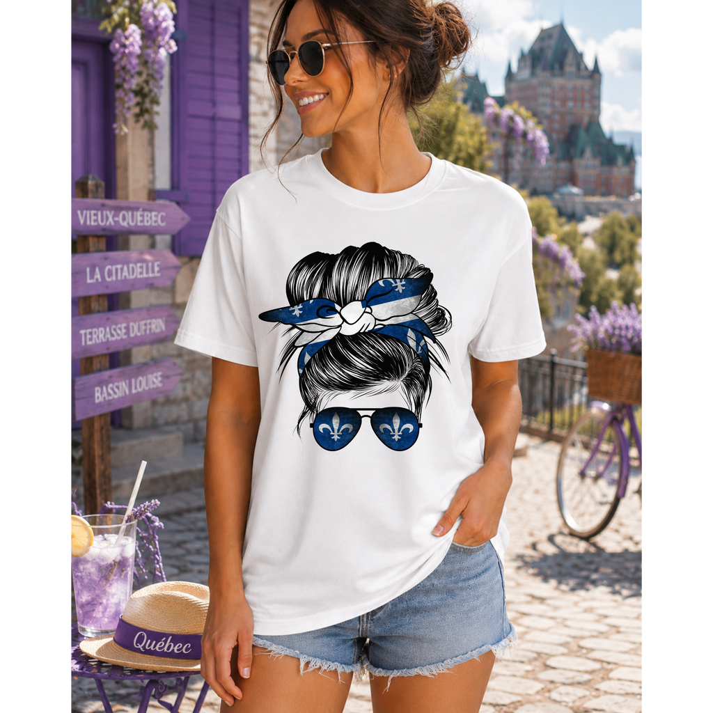Québec Girl Bow Tee