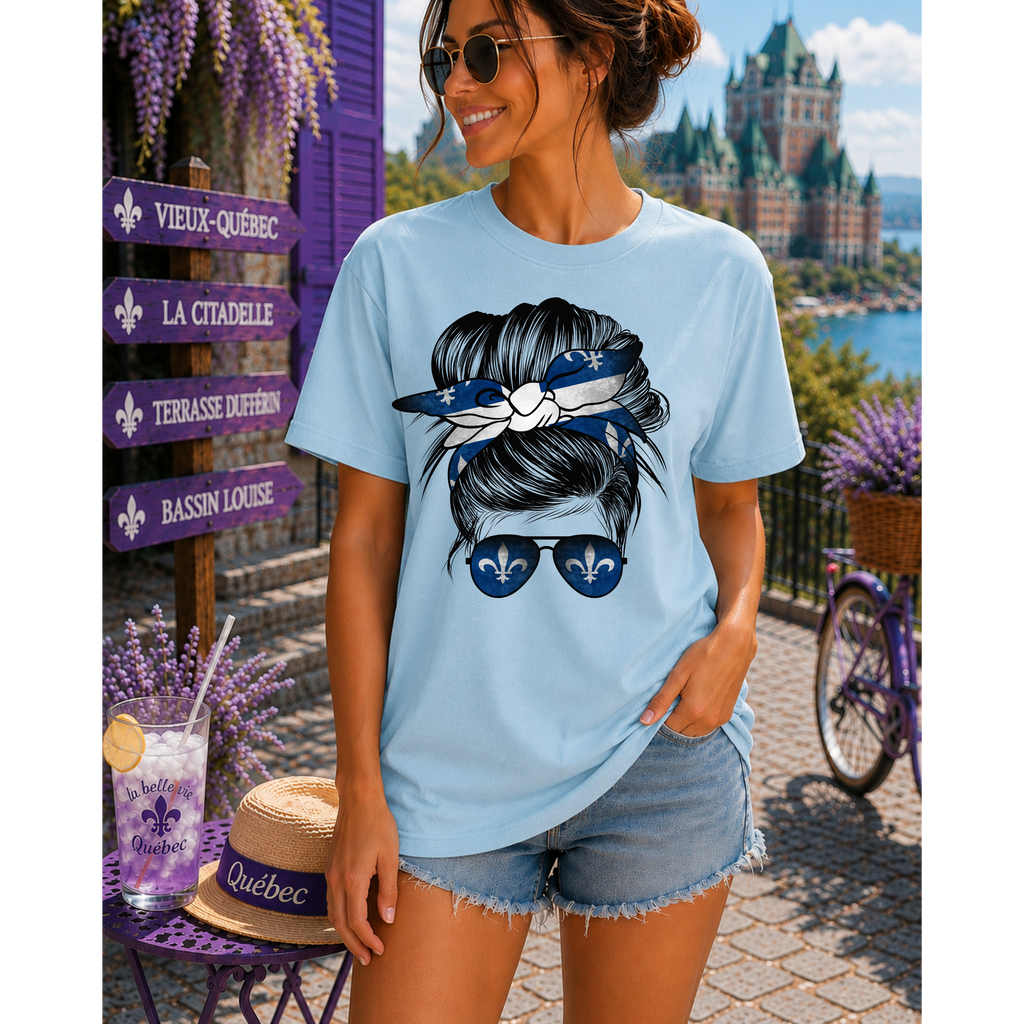Québec Girl Bow Tee