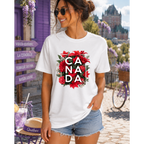 Canada Floral Graphic Tee