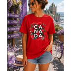 Canada Floral Graphic Tee
