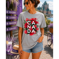 Canada Floral Graphic Tee