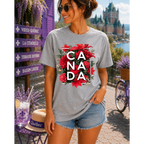 Canada Floral Graphic Tee