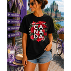 Canada Floral Graphic Tee