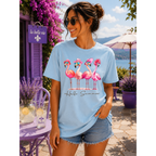 Hello Summer Flamingo Tee