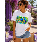 Tropical Sunset Waterfall Brazil T-Shirt