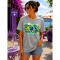 Tropical Sunset Waterfall Brazil T-Shirt