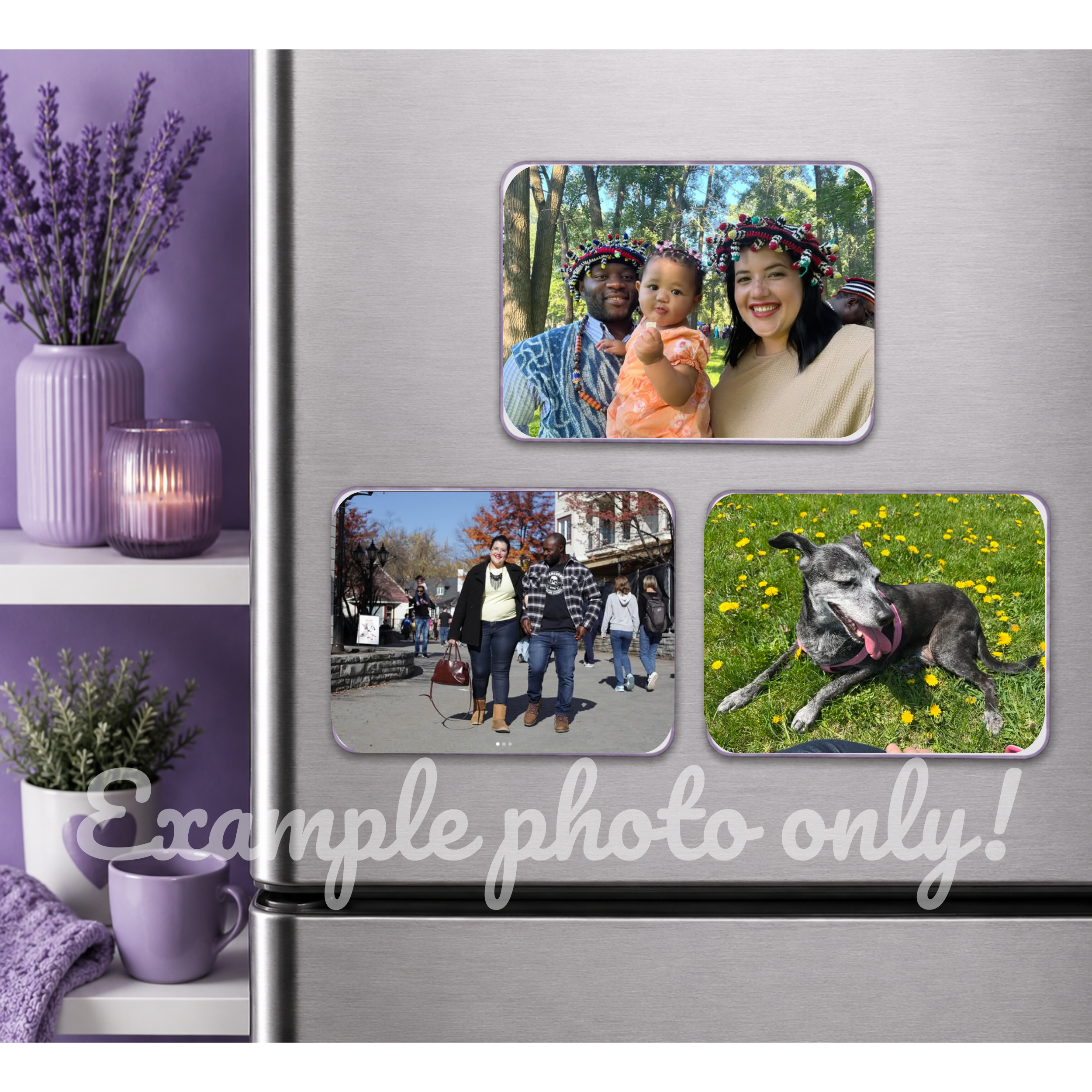 Custom Sublimation Fridge Magnet – Personalized Photo Magnet (5.5 × 7.5 cm)