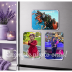 Custom Sublimation Fridge Magnet – Personalized Photo Magnet (5.5 × 7.5 cm)
