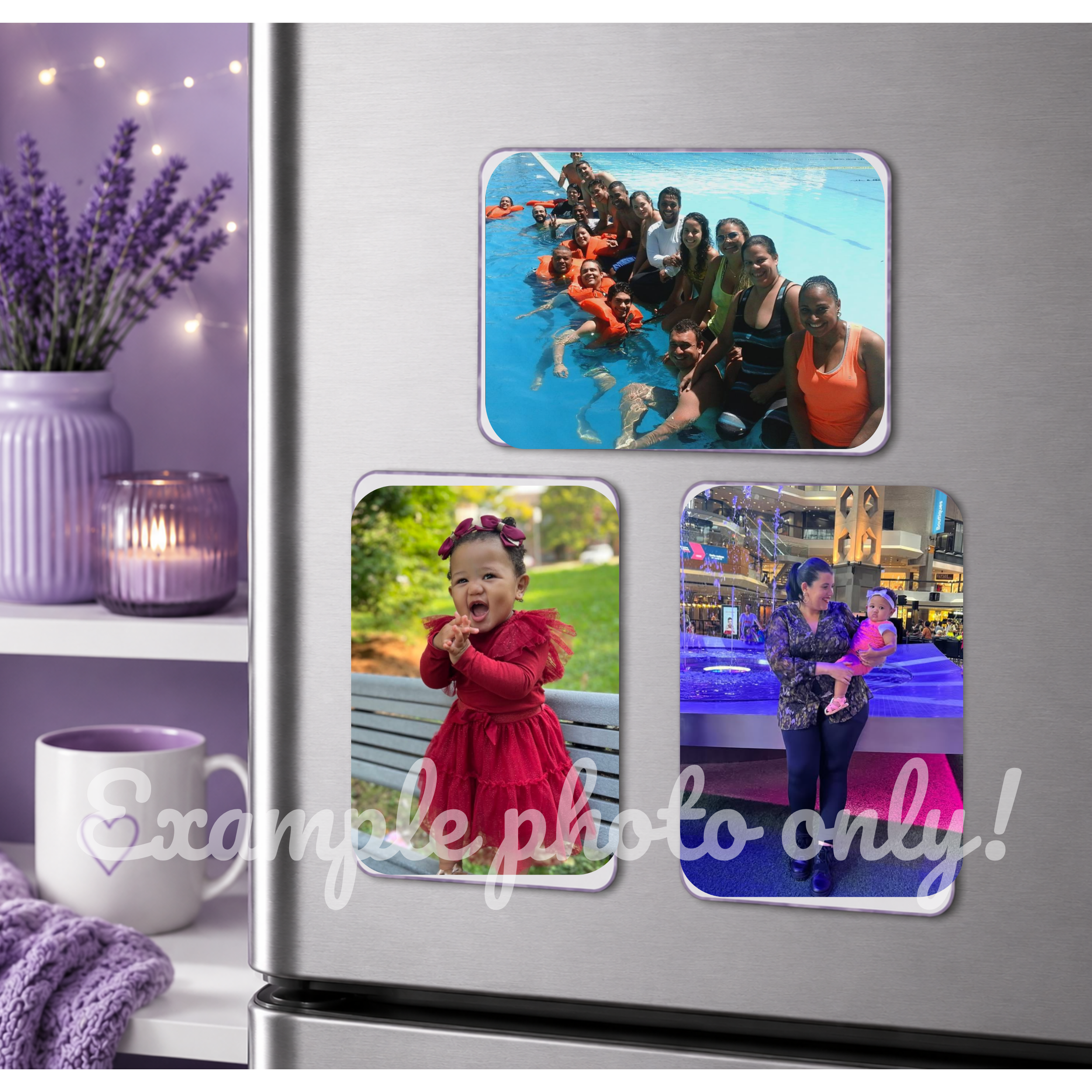 Custom Sublimation Fridge Magnet – Personalized Photo Magnet (5.5 × 7.5 cm)