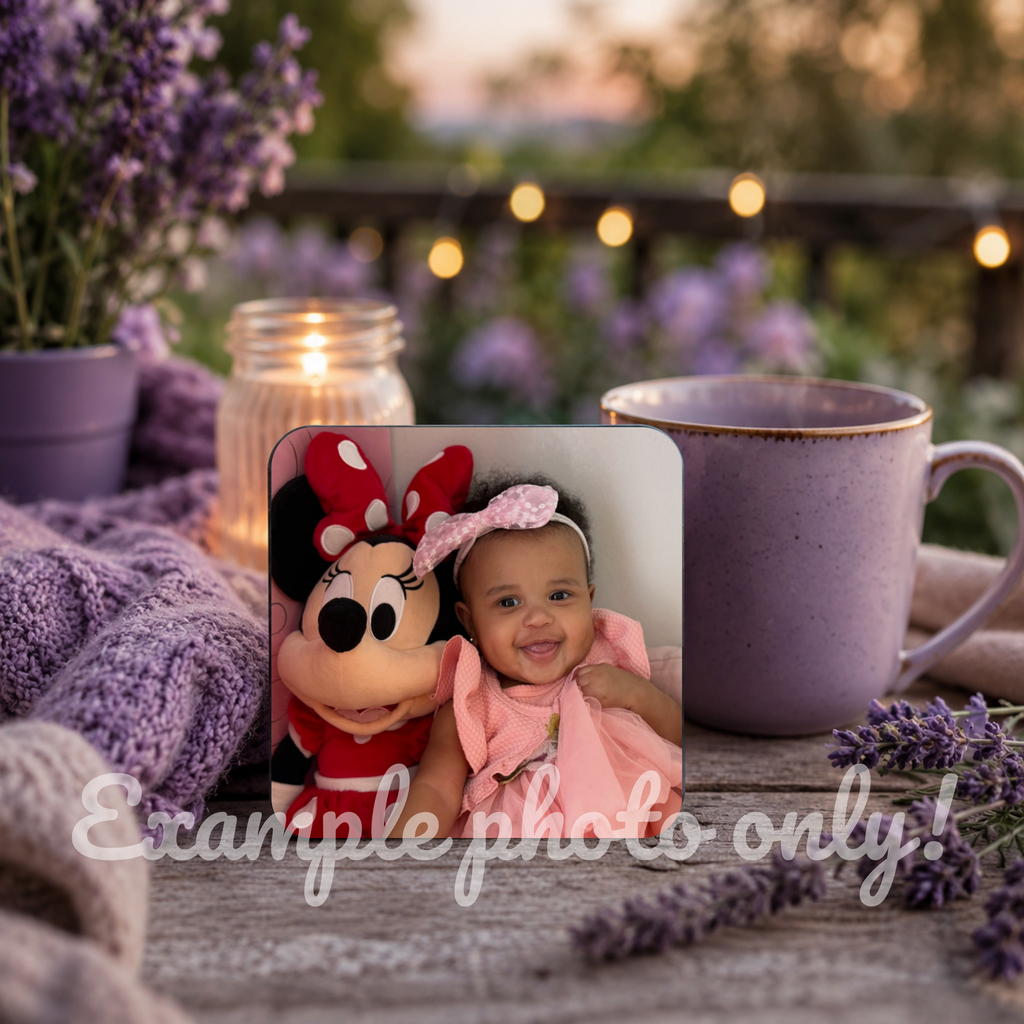 Custom WOODEN Square Coaster – Personalized Sublimation Drink Coaster