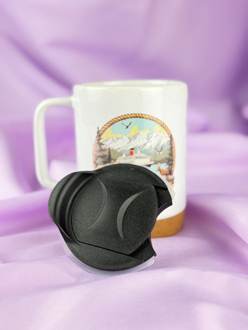 Mug de croisière en Alaska – Cadeau de voyage en céramique de qualité supérieure sur le thème de l'Alaska
