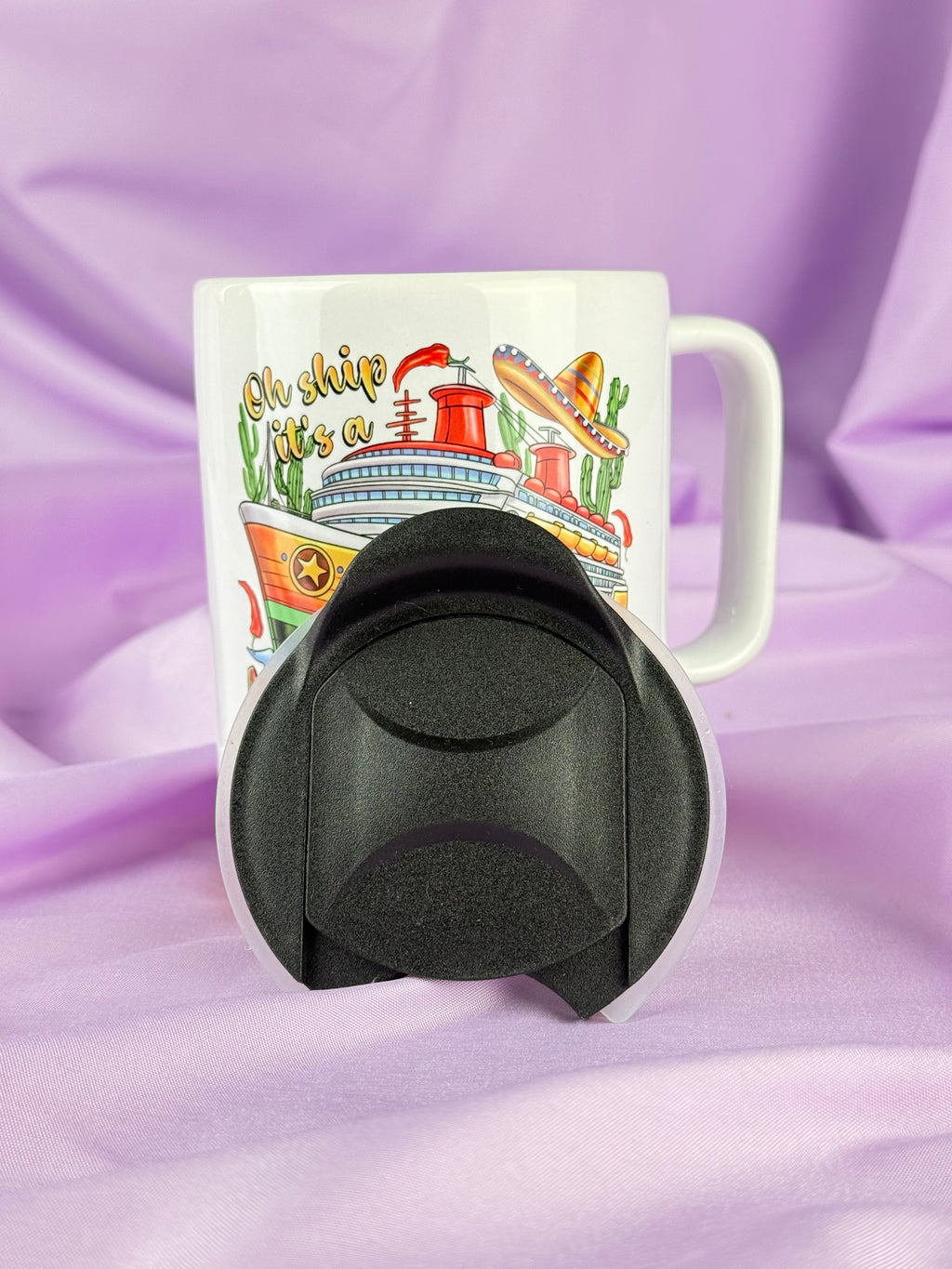 Mug de croisière « Oh Ship It’s a Mexican Trip » – Cadeau de voyage premium pour le Mexique