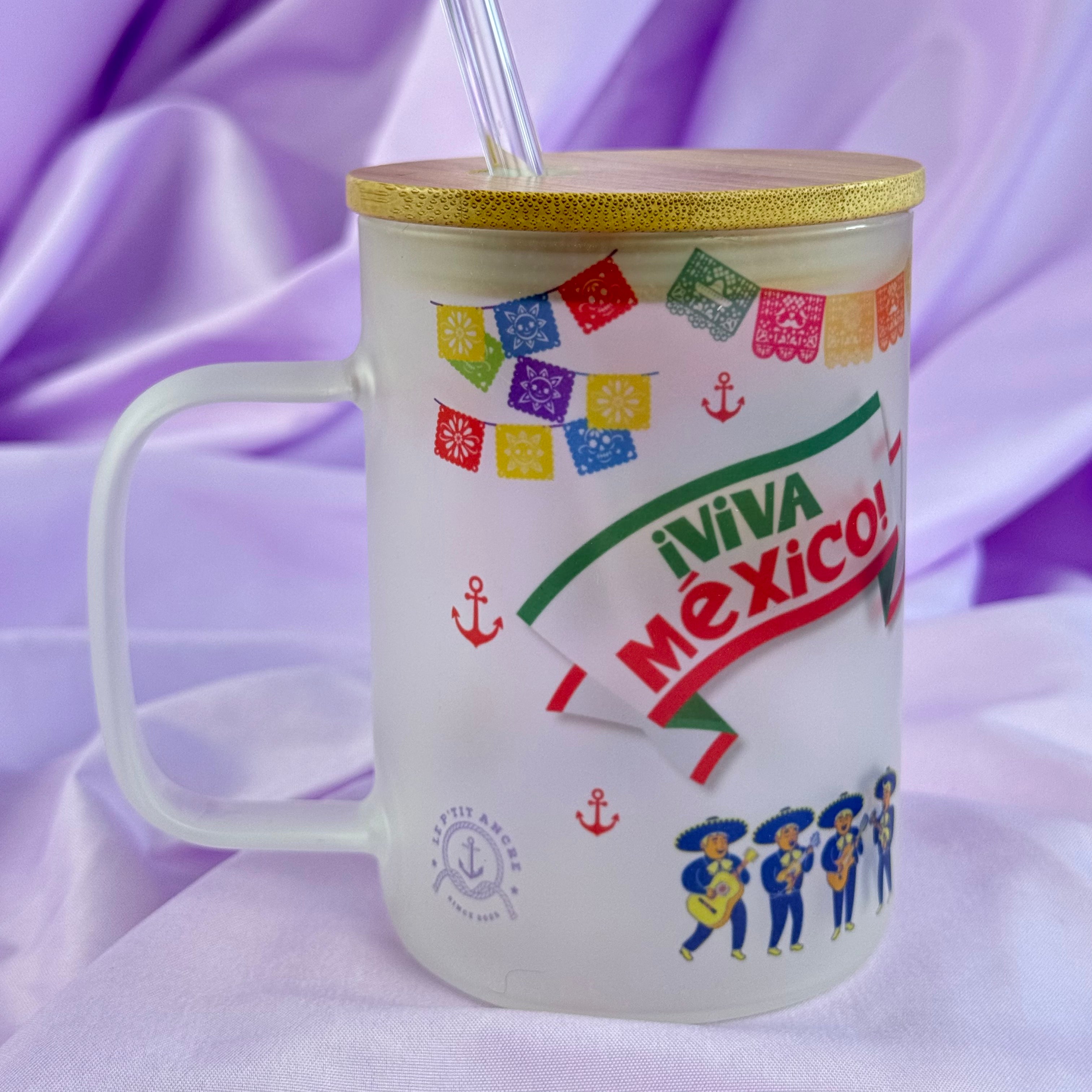 Oh Ship It’s a Mexico Trip Frosted Glass Mug – Mexico Cruise Gift & Vacation Coffee Cup