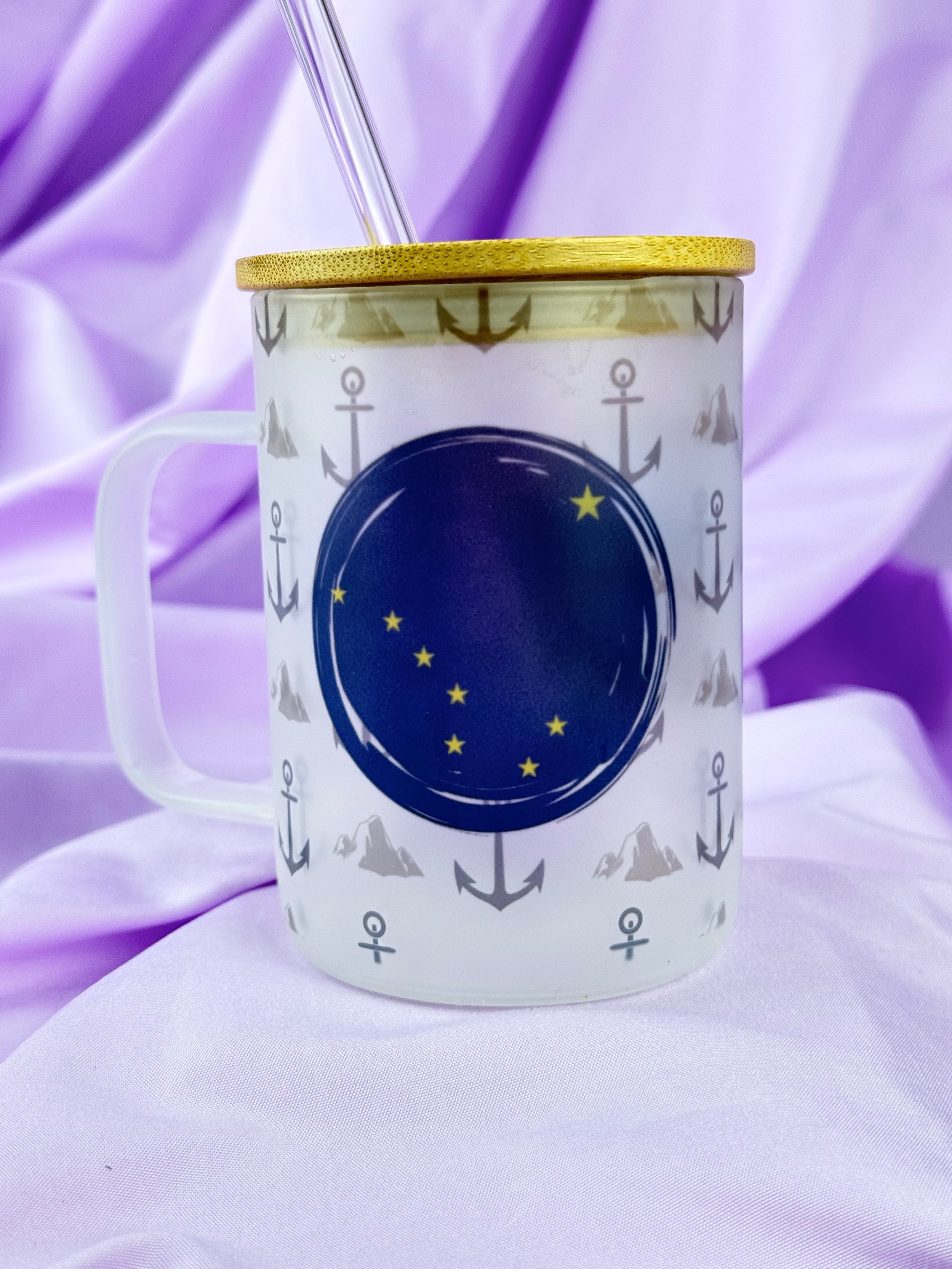 Alaska Cruise “Making Memories Together” Frosted Glass Mug – Alaska Trip Gift & Vacation Coffee Cup