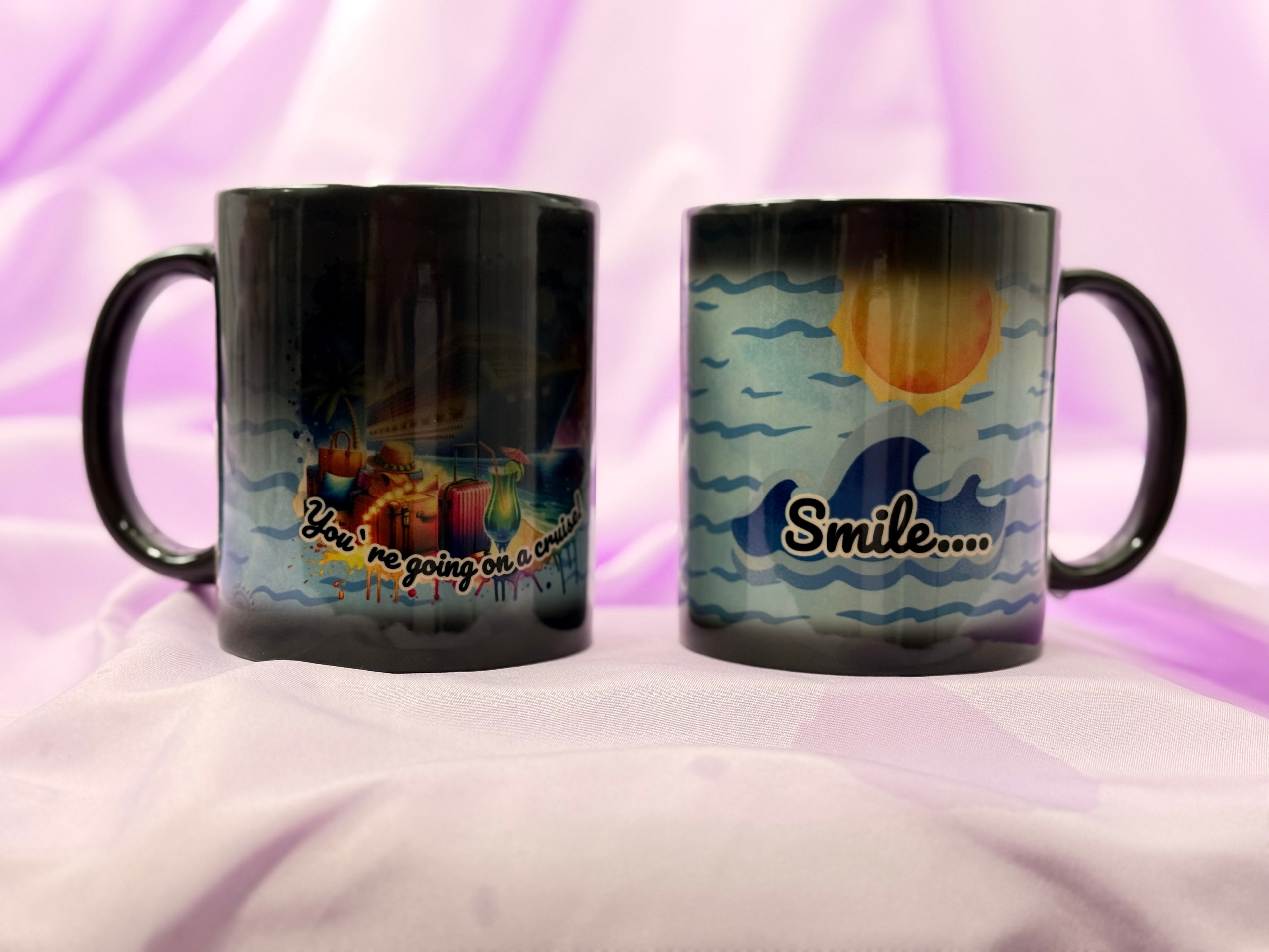 Color Changing Cruise Reveal Mug | “You’re Going on a Cruise night cruise mug” Surprise Gift