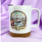 Mug de croisière en Alaska – Cadeau de voyage en céramique de qualité supérieure sur le thème de l'Alaska