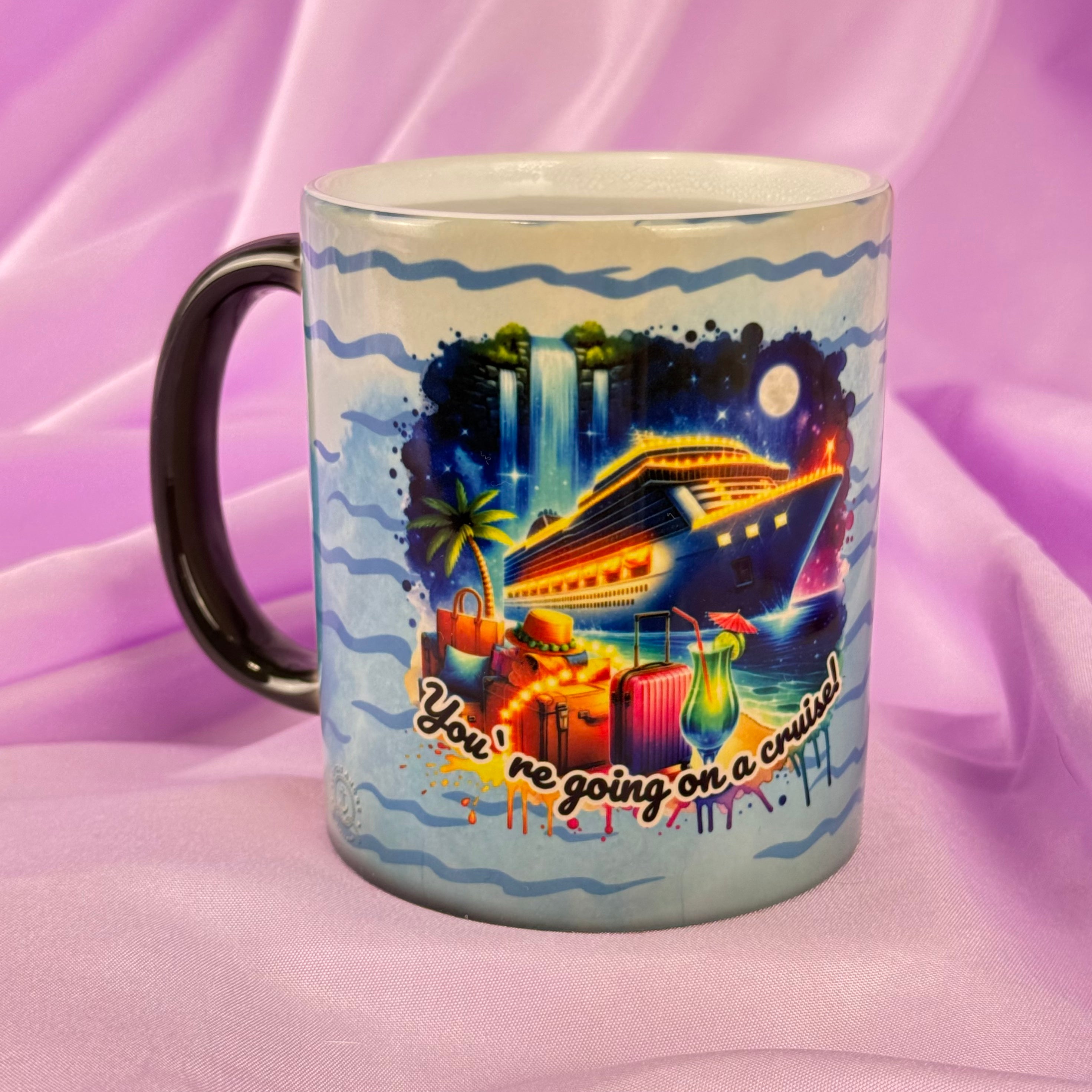 Color Changing Cruise Reveal Mug | “You’re Going on a Cruise night cruise mug” Surprise Gift