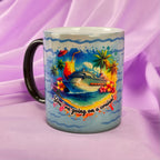 Mug magique révélateur de croisière | Mug tropical "Tu pars en croisière" Cadeau surprise