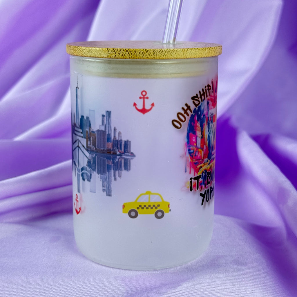 Caneca de Cruzeiro de Nova York – "Ooooh Navio, é Nova York" Presente de Viagem