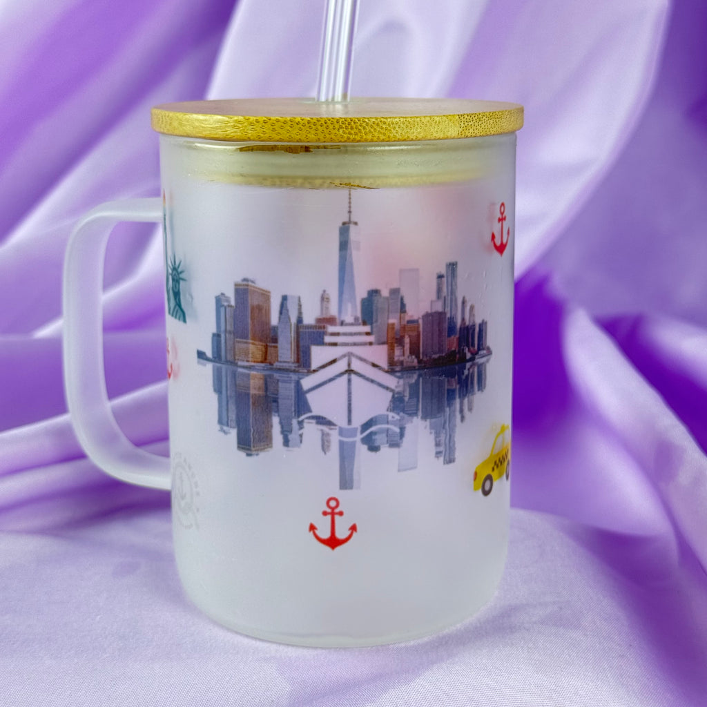 Caneca de Cruzeiro de Nova York – "Ooooh Navio, é Nova York" Presente de Viagem