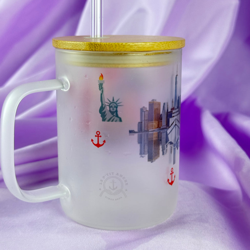 Caneca de Cruzeiro de Nova York – "Ooooh Navio, é Nova York" Presente de Viagem