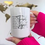 Mug en céramique haut de gamme personnalisé agent de voyage – Cadeau Tasse à café prénom personnalisable pour professionnels du voyage