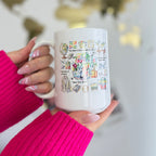 Mug en céramique personnalisé avec nom, agent de voyages premium