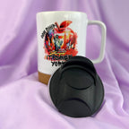 Oh Ship! Mug de voyage New York | Tasse à café avec la skyline de New York et la Statue de la Liberté