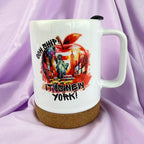 Oh Ship! Mug de voyage New York | Tasse à café avec la skyline de New York et la Statue de la Liberté