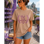 Camiseta Preta Vida de Agente de Viagens