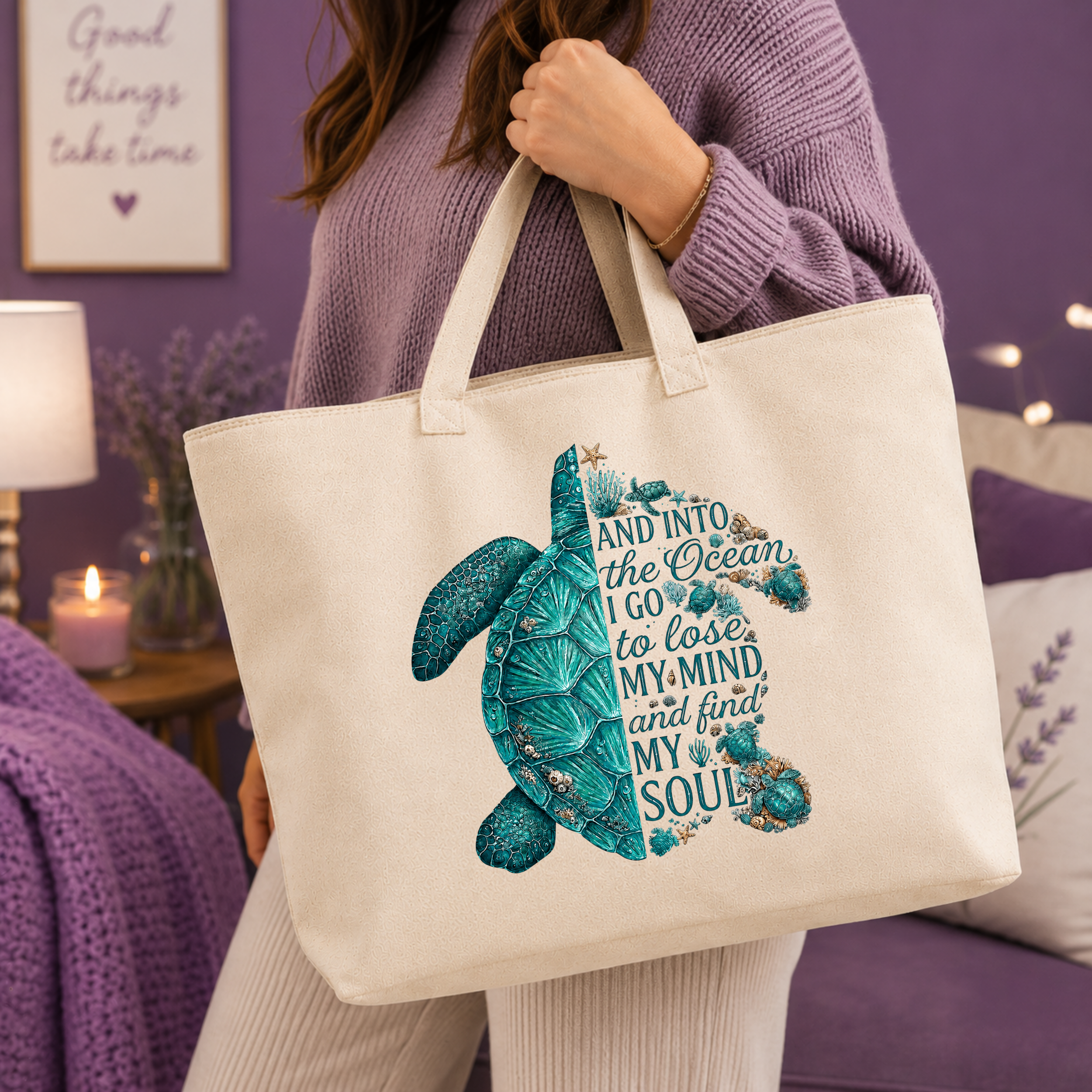 Into the Ocean TOTE BAG